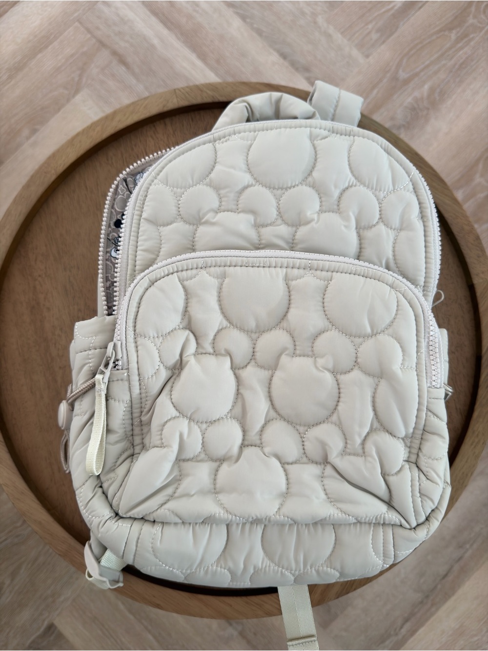 Vera Bradley Disney Small Banbury Backpack in Pumice Stone - Picture 3 of 7